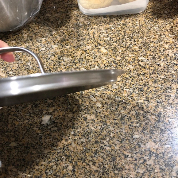 VTG REPLACMENT METAL LID APROX 10" - Picture 4 of 5